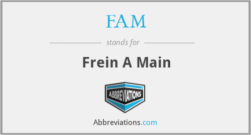 FAM - Frein A Main