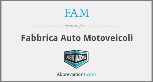 FAM - Fabbrica Auto Motoveicoli