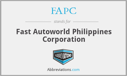 FAPC - Fast Autoworld Philippines Corporation