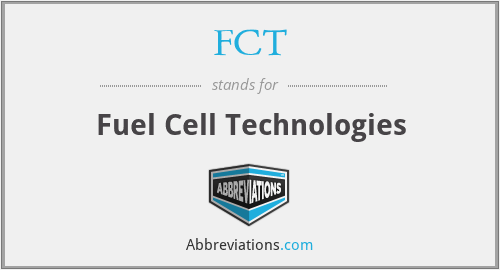 FCT - Fuel Cell Technologies