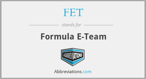 FET - Formula E-Team