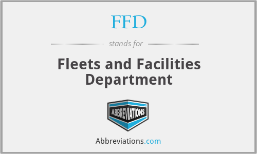 FFD - Fleets and Facilities Department