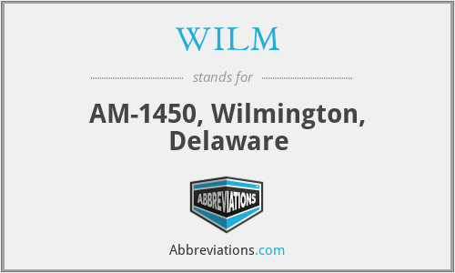 WILM - AM-1450, Wilmington, Delaware