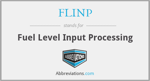 FLINP - Fuel Level Input Processing