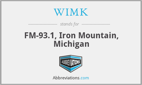 WIMK - FM-93.1, Iron Mountain, Michigan