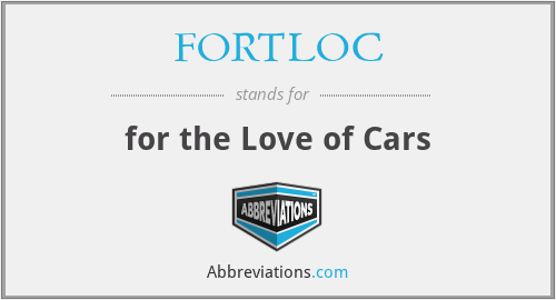 FORTLOC - for the Love of Cars