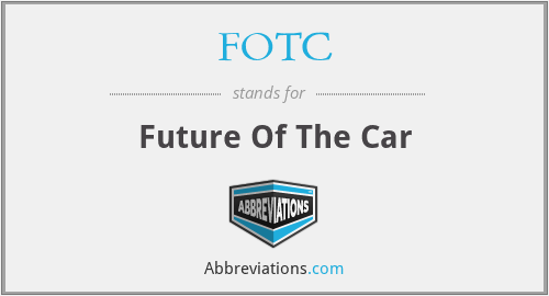 FOTC - Future Of The Car