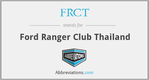FRCT - Ford Ranger Club Thailand