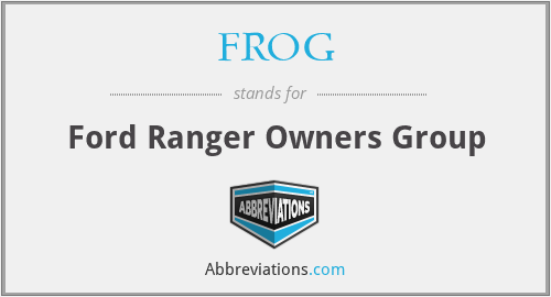FROG - Ford Ranger Owners Group