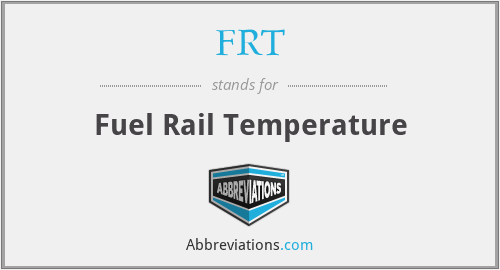FRT - Fuel Rail Temperature