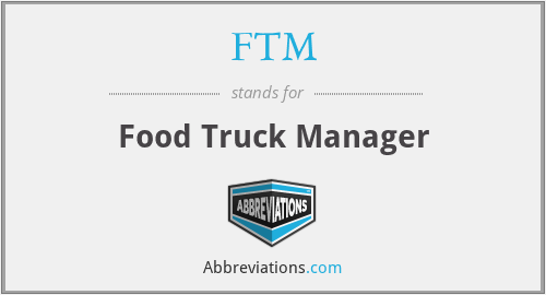 FTM - Food Truck Manager