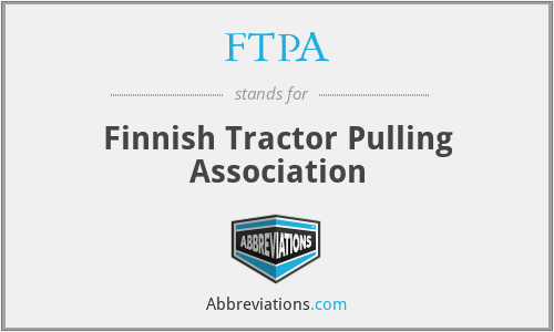 FTPA - Finnish Tractor Pulling Association