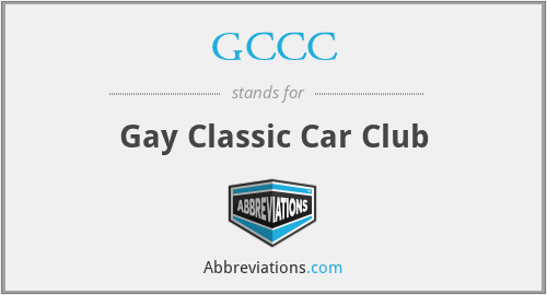 GCCC - Gay Classic Car Club