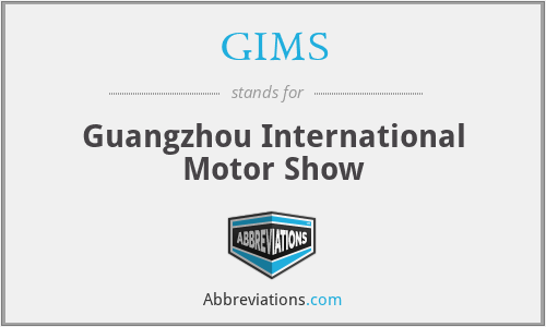 GIMS - Guangzhou International Motor Show