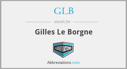 GLB - Gilles Le Borgne