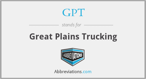 GPT - Great Plains Trucking