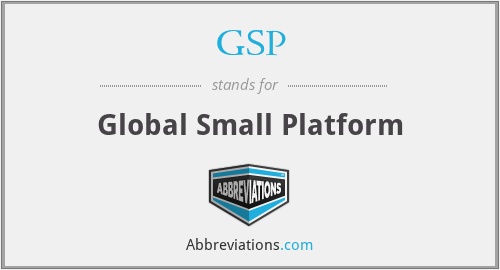 GSP - Global Small Platform