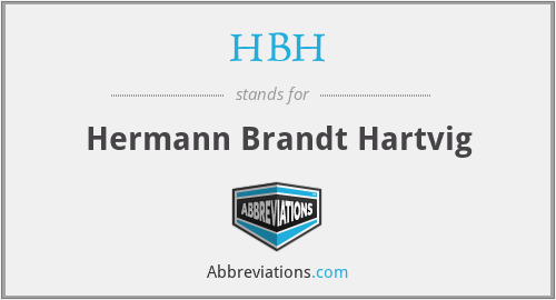 HBH - Hermann Brandt Hartvig