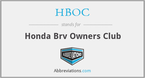 HBOC - Honda Brv Owners Club