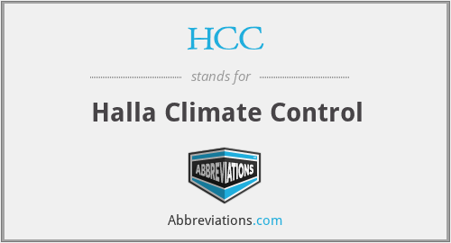 HCC - Halla Climate Control