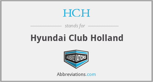HCH - Hyundai Club Holland