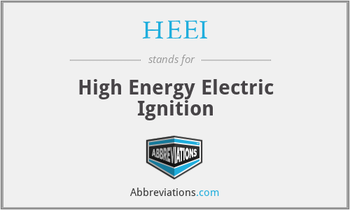 HEEI - High Energy Electric Ignition