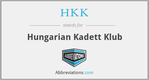HKK - Hungarian Kadett Klub