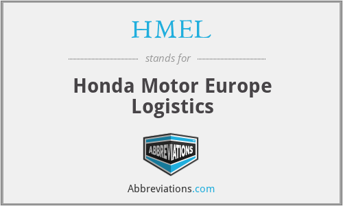 HMEL - Honda Motor Europe Logistics