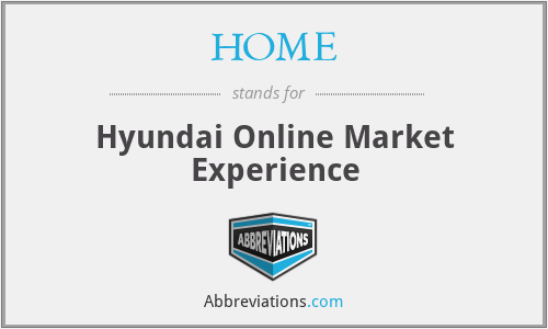 HOME - Hyundai Online Market Experience