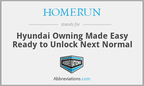 HOMERUN - Hyundai Owning Made Easy Ready to Unlock Next Normal