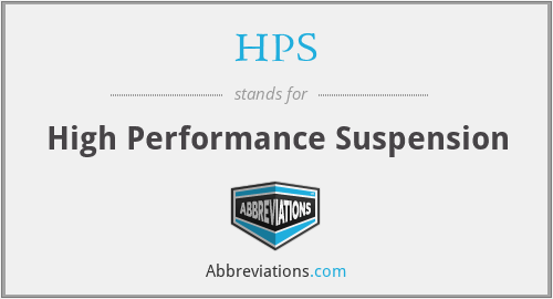 HPS - High Performance Suspension