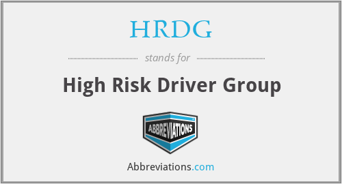 HRDG - High Risk Driver Group