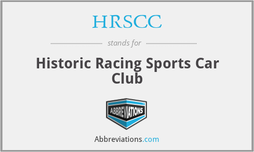 HRSCC - Historic Racing Sports Car Club