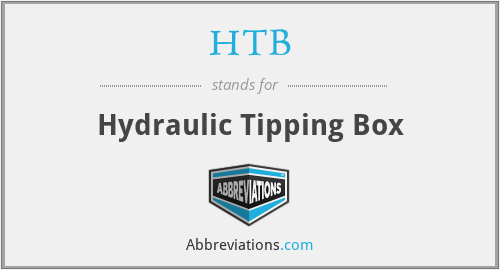 HTB - Hydraulic Tipping Box