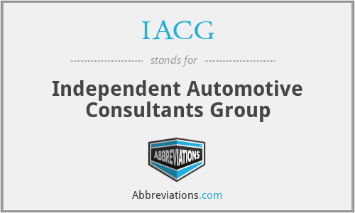 IACG - Independent Automotive Consultants Group