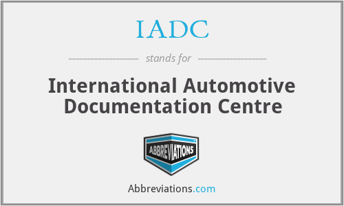 IADC - International Automotive Documentation Centre