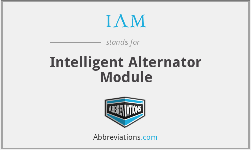 IAM - Intelligent Alternator Module
