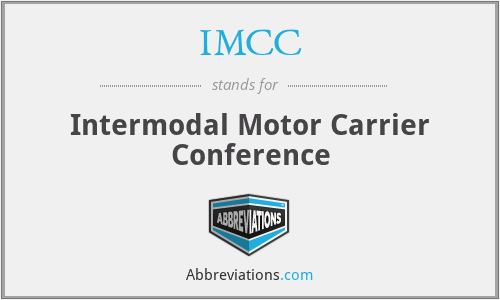 IMCC - Intermodal Motor Carrier Conference