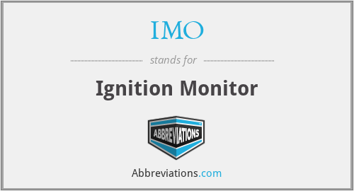 IMO - Ignition Monitor