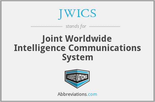 JWICS - Joint Worldwide Intelligence Communications System