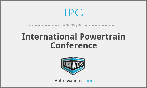 IPC - International Powertrain Conference