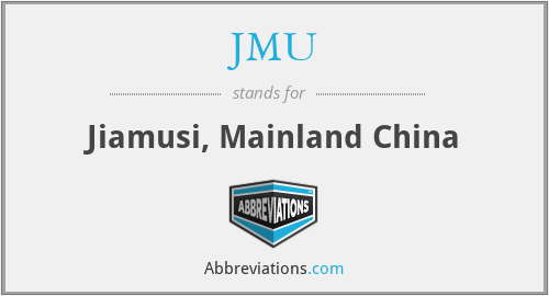 JMU - Jiamusi, Mainland China