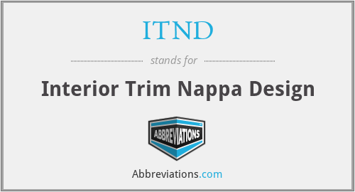 ITND - Interior Trim Nappa Design
