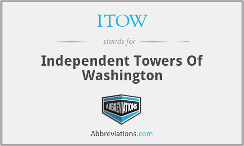 ITOW - Independent Towers Of Washington