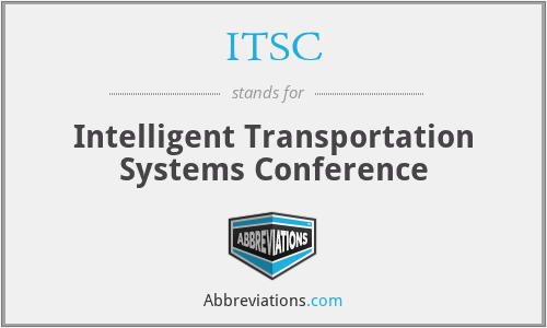 ITSC - Intelligent Transportation Systems Conference