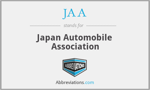 JAA - Japan Automobile Association