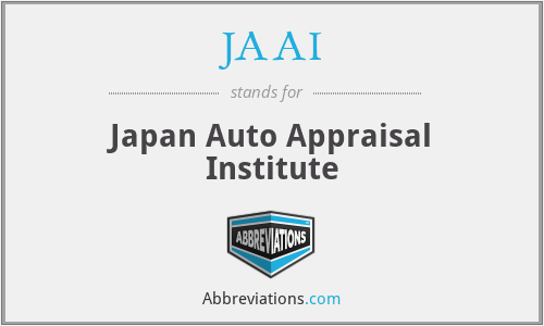JAAI - Japan Auto Appraisal Institute