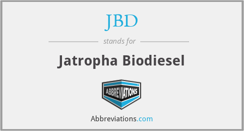 JBD - Jatropha Biodiesel