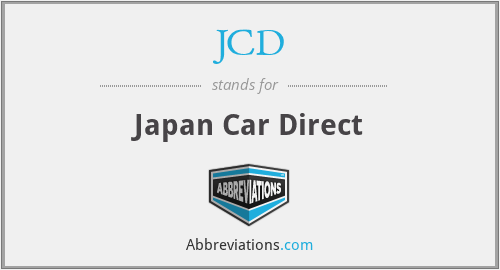 JCD - Japan Car Direct