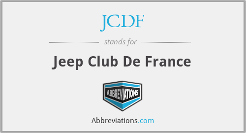 JCDF - Jeep Club De France